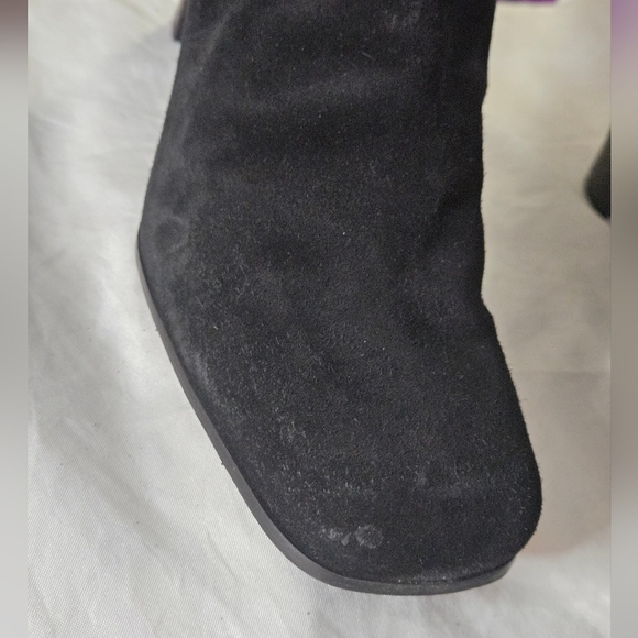 Stuart Weitzman calf boots black suede - Picture 11 of 15